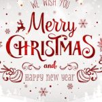 Merry Christmas and Happy New Year 2020 Wallpaper
