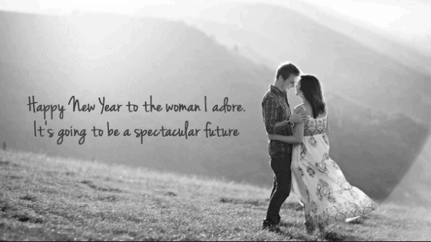 Happy New Year Wishes for Girlfriend