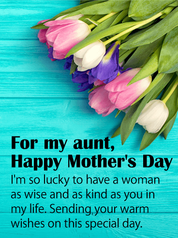 Mothers Day Messages for Aunt