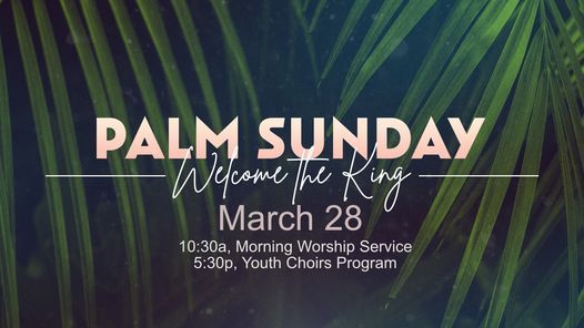 Palm Sunday March 28