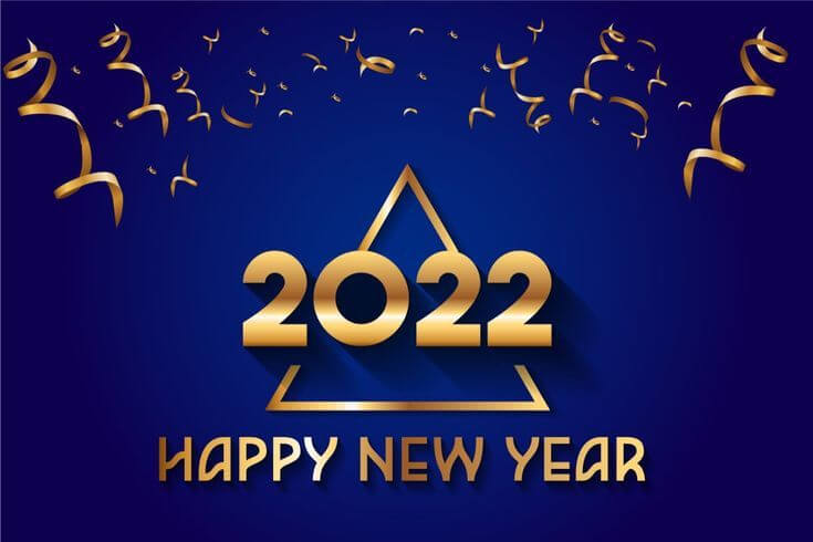 Happy New Year 2022 HD Wallpaper