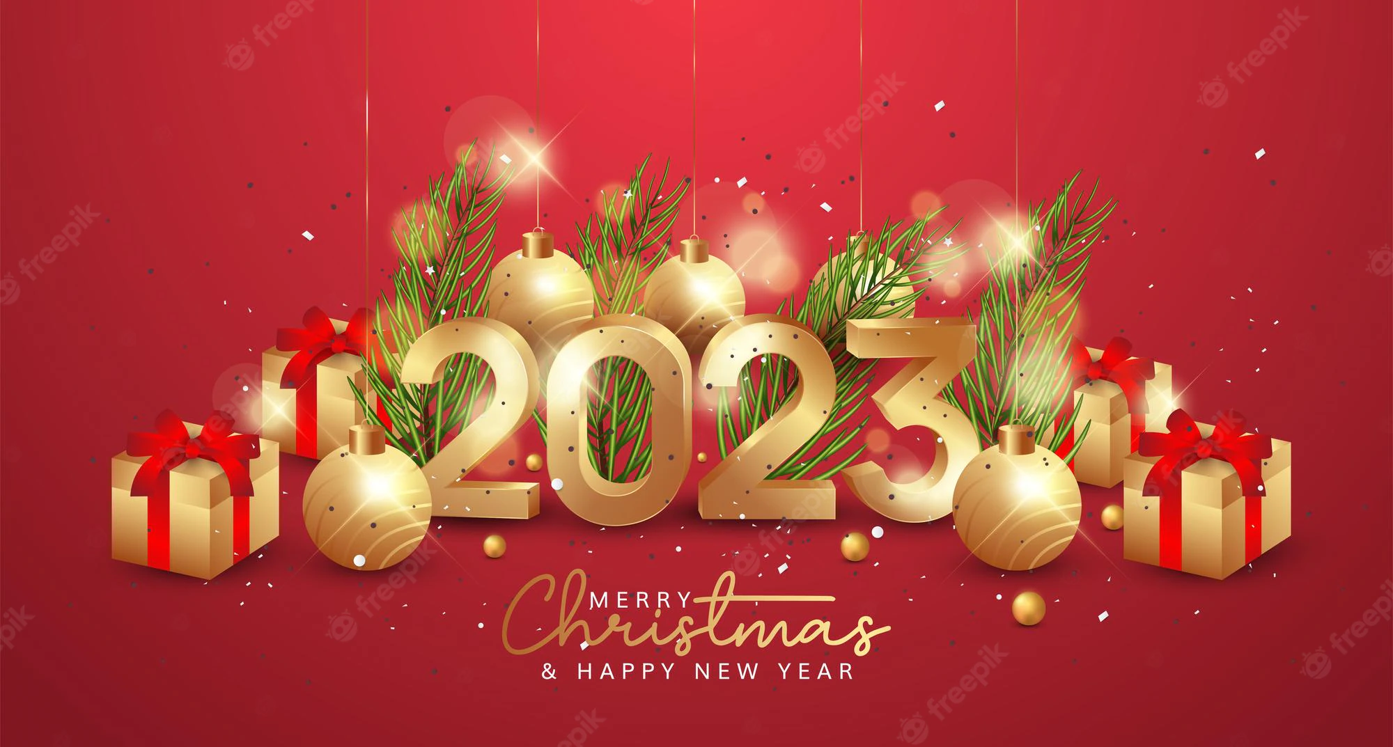 Merry Christmas and Happy New Year 2023 Images Wishes