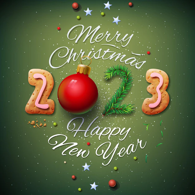 Merry Christmas and Happy New Year Images 2023