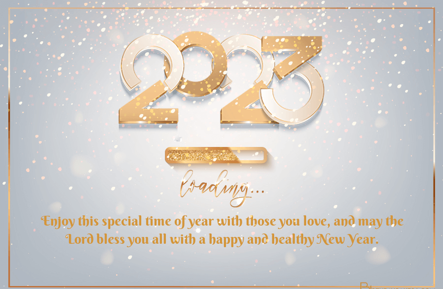 New Year Greeting Cards 2023 For Friends and Family