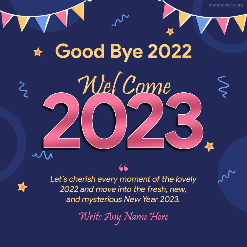 goodbye 2022 welcome 2023 Images