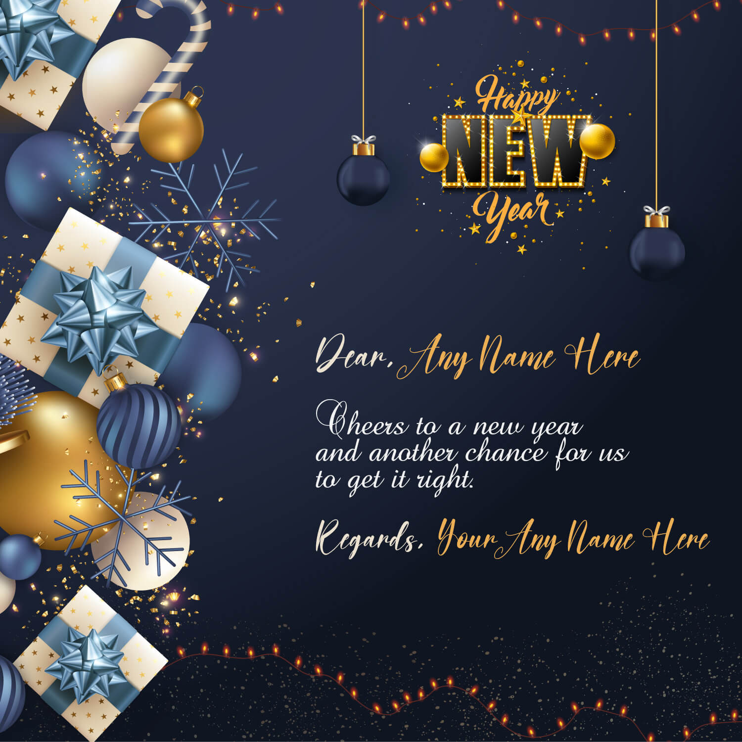 happy new year note for friend family