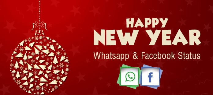 new year status whatsapp and facebook